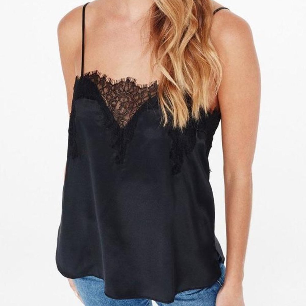 Socialite Sweetheart Lace Trim Camisole